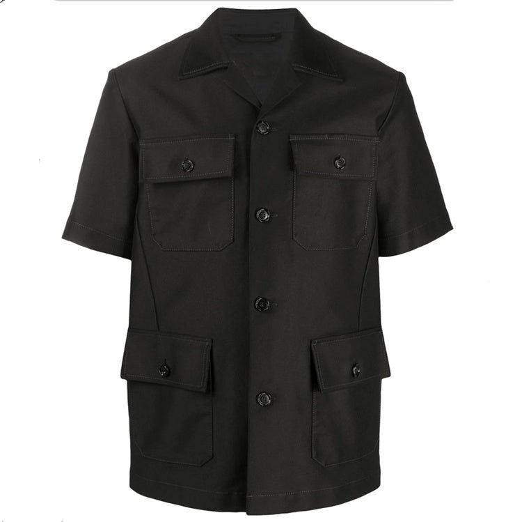 Callum – Koreaanse Stijl Korte Mouwen Overhemd voor Heren