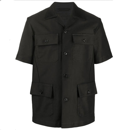 Callum – Koreaanse Stijl Korte Mouwen Overhemd voor Heren