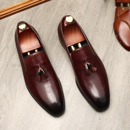 Ernest – Atmosferische Vegan Leren Huwelijksschoenen