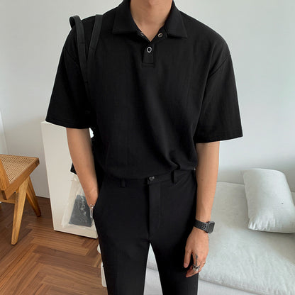 Dominic – Koreaanse Korte Mouwen Polo Voor Mannen