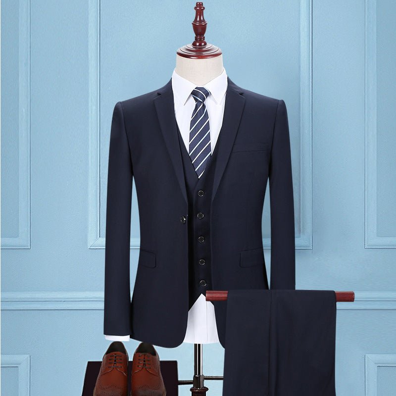 Brendan – Drie-delig Koreaans Slim Fit Pak voor Heren