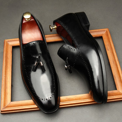 Ernest – Atmosferische Vegan Leren Huwelijksschoenen