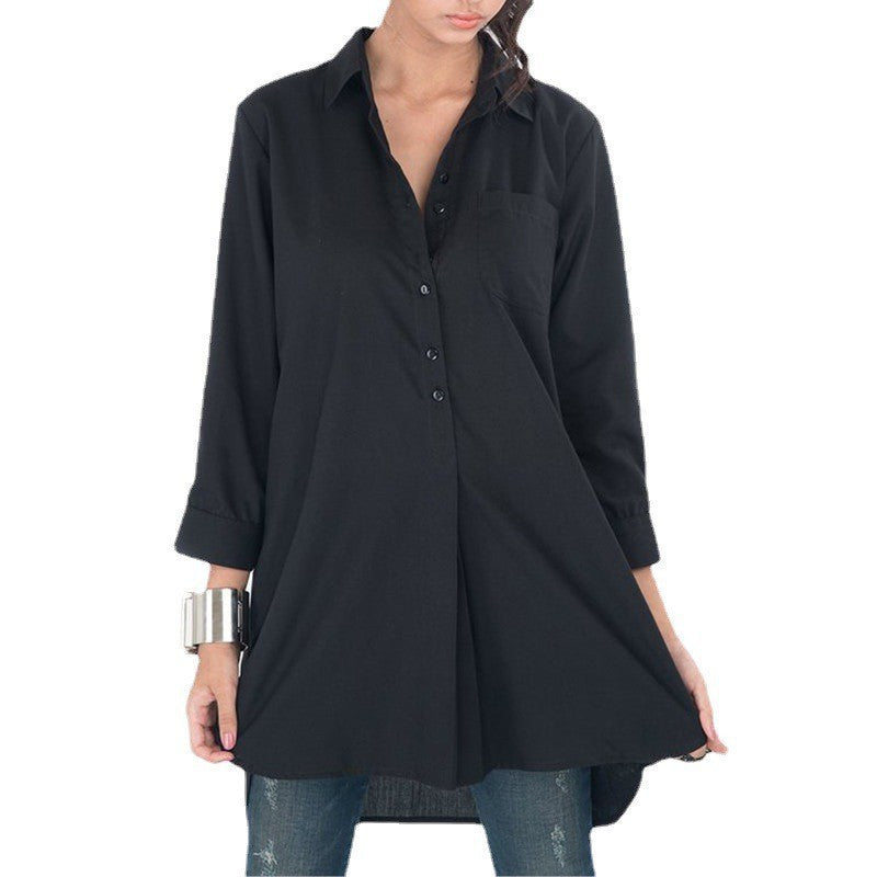 Women's Tunic Casual Long Sleeve Oversized Top